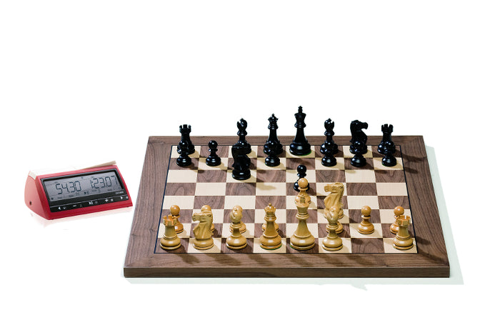 DGT USB electronic chessboard, walnut/clone + Classic pieces - DGT USB electronic chessboard, walnut/clone + Classic pieces