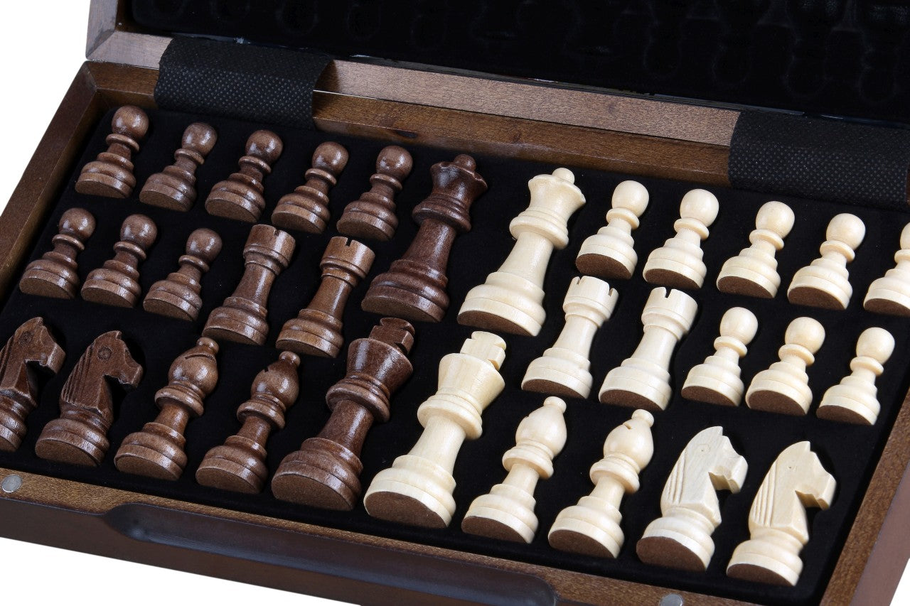 Magnetic Walnut 31cm insert WITH Notation - Magnetic Walnut 31cm insert WITH Notation