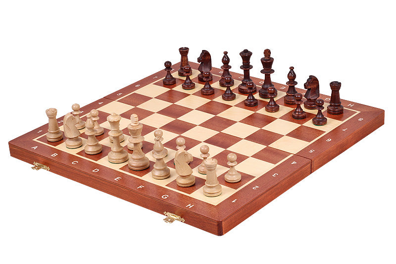 Turnierschach-Set Nr. 5 Intarsienarbeit (48x48cm) PROFESSIONAL Schachspiel - Turnierschach-Set Nr. 5 Intarsienarbeit (48x48cm) PROFESSIONAL Schachspiel