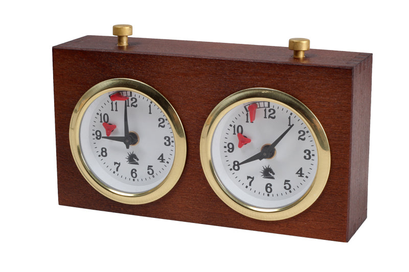 Reloj de madera BHB sin base - pequeño, oscuro - Reloj de madera BHB sin base - pequeño, oscuro