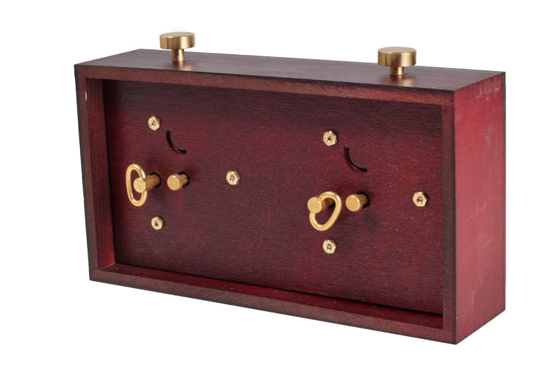Reloj de ajedrez de madera BHB sin base - grande, oscuro - Reloj de ajedrez de madera BHB sin base - grande, oscuro