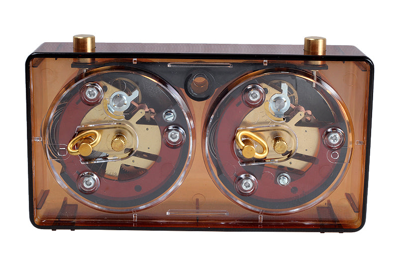 CLASSSIC plastic chess clock – AMBER SMALL - CLASSSIC plastic chess clock – AMBER SMALL