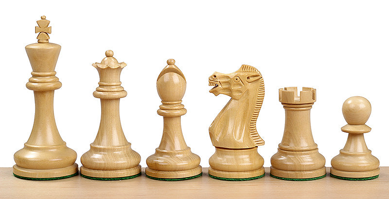 piezas de ajedrez Executive de acacia y boj, 3,5 pulgadas, talladas en madera - piezas de ajedrez Executive de acacia y boj, 3,5 pulgadas, talladas en madera