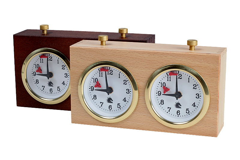 Reloj de madera BHB sin base - pequeño, oscuro - Reloj de madera BHB sin base - pequeño, oscuro