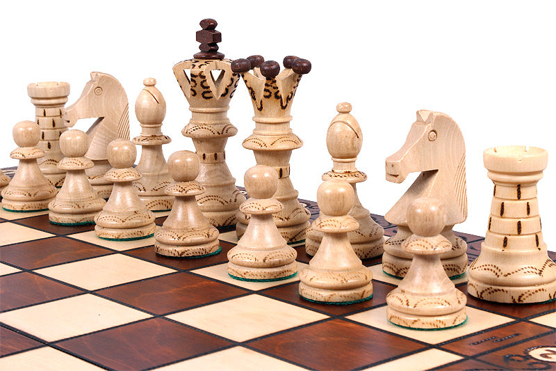 LUXURY Schach AMBASADOR - groß (54 x 54 cm) - LUXURY Schach AMBASADOR - groß (54 x 54 cm)