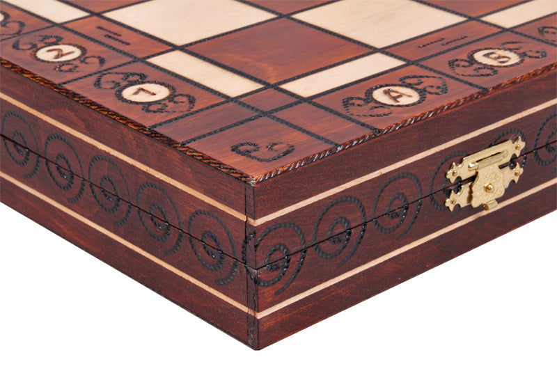 LUXURY Schach AMBASADOR - groß (54 x 54 cm) - LUXURY Schach AMBASADOR - groß (54 x 54 cm)