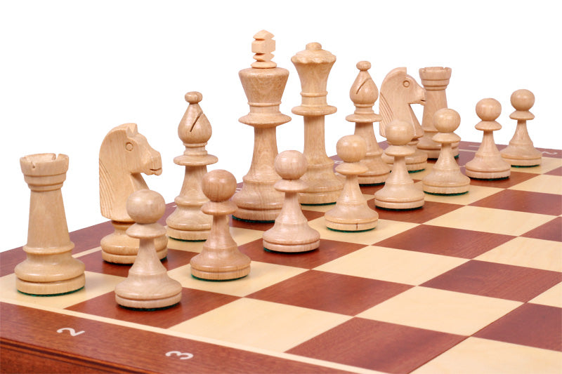 Turnierschach-Set Nr. 5 Intarsienarbeit (48x48cm) PROFESSIONAL Schachspiel - Turnierschach-Set Nr. 5 Intarsienarbeit (48x48cm) PROFESSIONAL Schachspiel