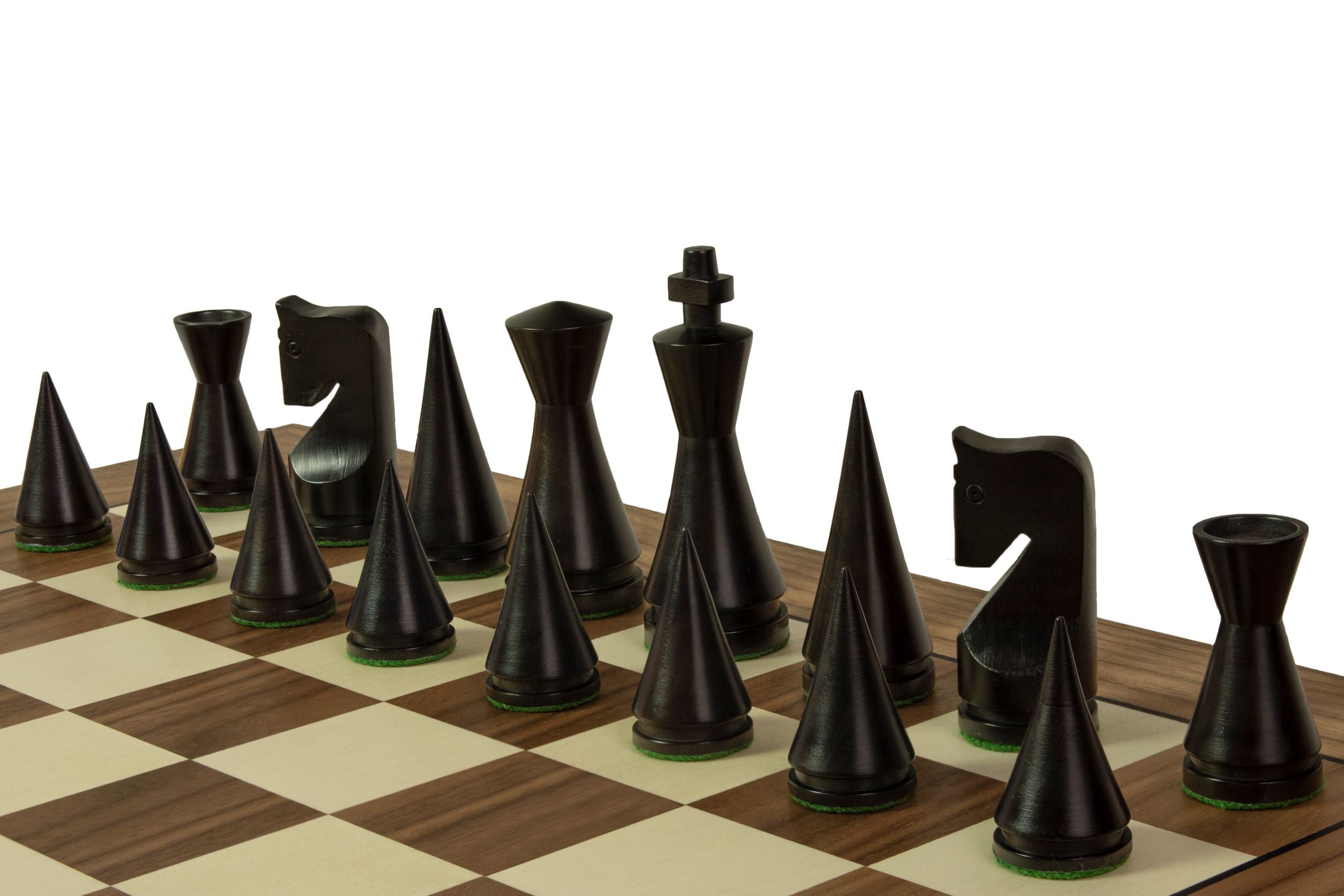 Exclusive wooden chessboard 55 mm square (with black stripe) walnut/maple - Exclusive wooden chessboard 55 mm square (with black stripe) walnut/maple