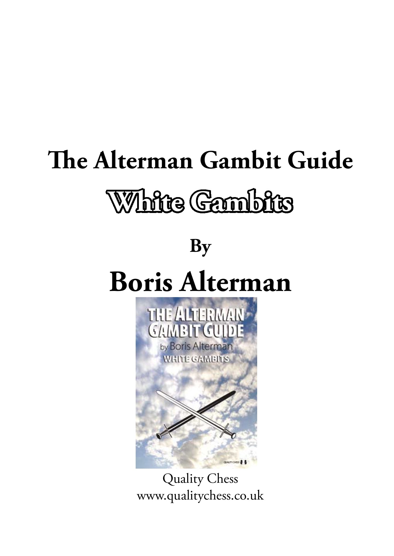 Guía de las estrategias de Alterman: estrategias blancas, de Boris Alterman (tapa blanda) - Guía de las estrategias de Alterman: estrategias blancas, de Boris Alterman (tapa blanda)
