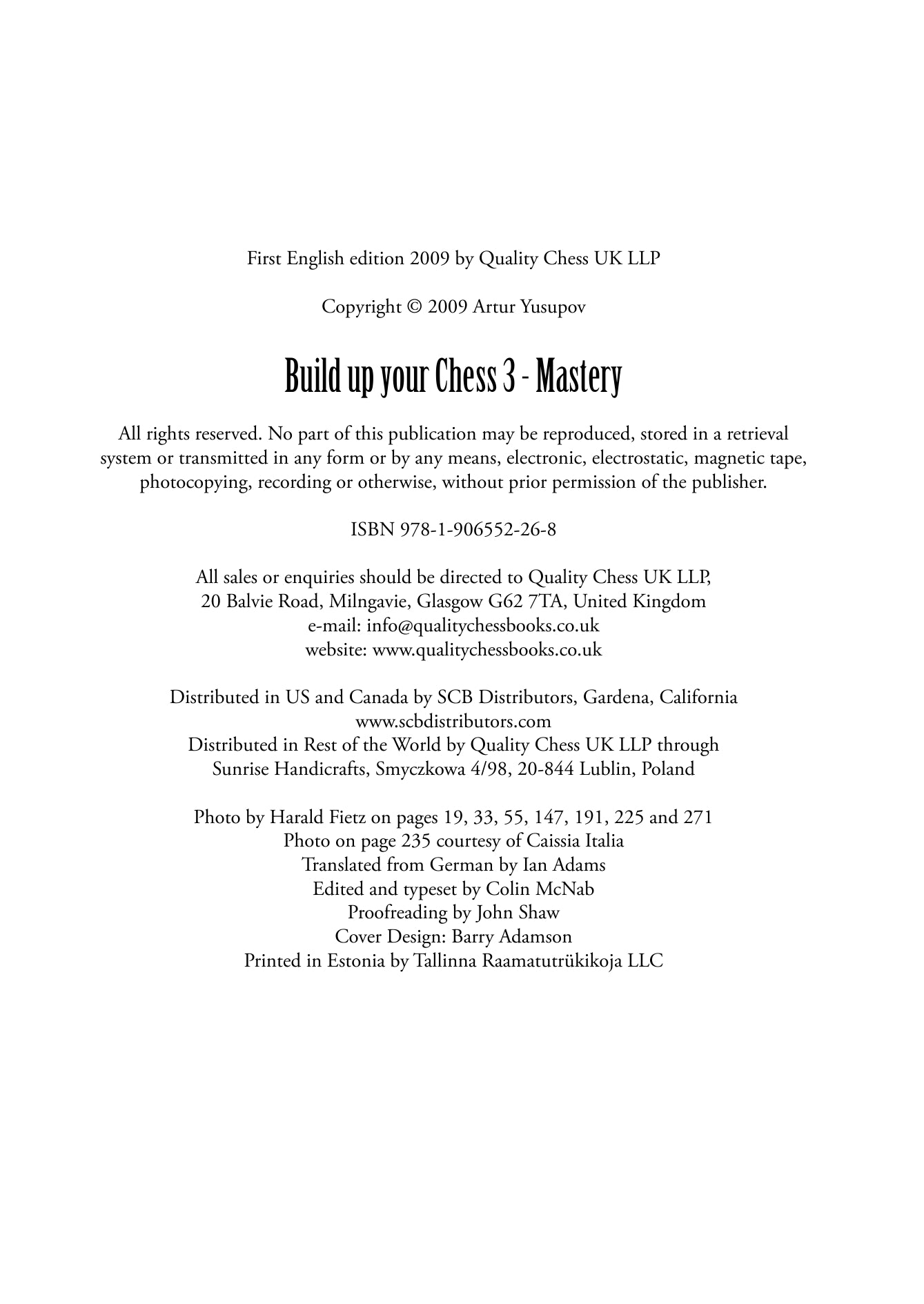 BUILD UP YOUR CHESS WITH ARTUR YUSUPOV-VOL.3 2022 - BUILD UP YOUR CHESS WITH ARTUR YUSUPOV-VOL.3 2022