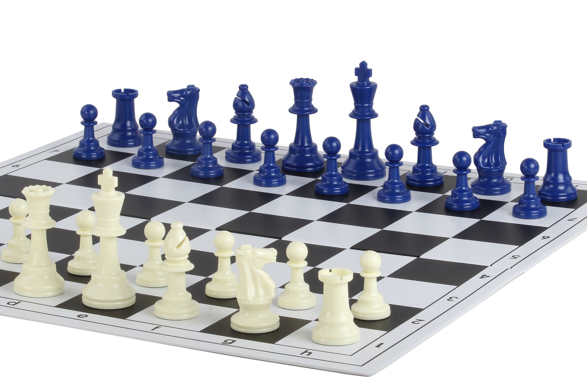 Blaue Schachfiguren Nr. 6 - Blaue Schachfiguren Nr. 6