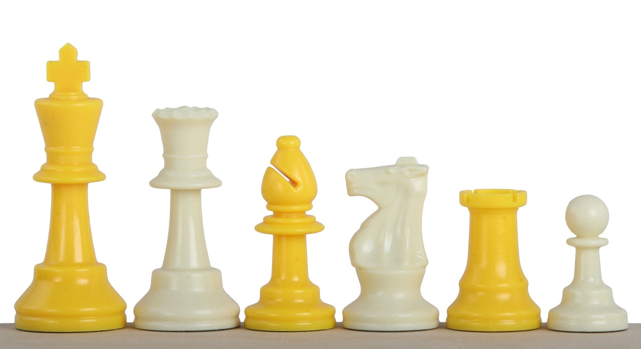 Gelbe Schachfiguren Nr. 6 - Gelbe Schachfiguren Nr. 6