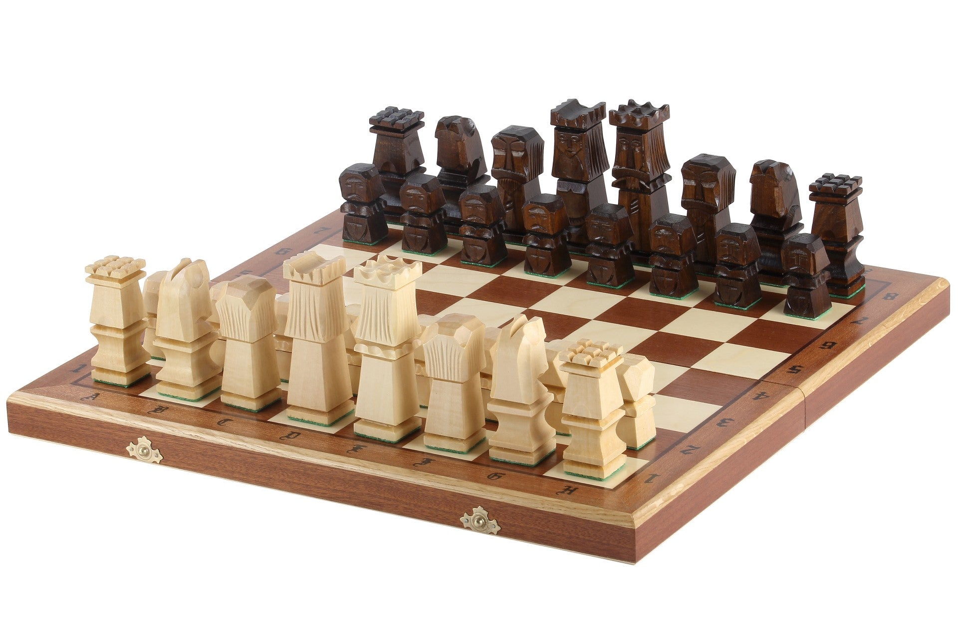LARGE ORAWA Schachspiel Intarsie (50x50cm) - LARGE ORAWA Schachspiel Intarsie (50x50cm)