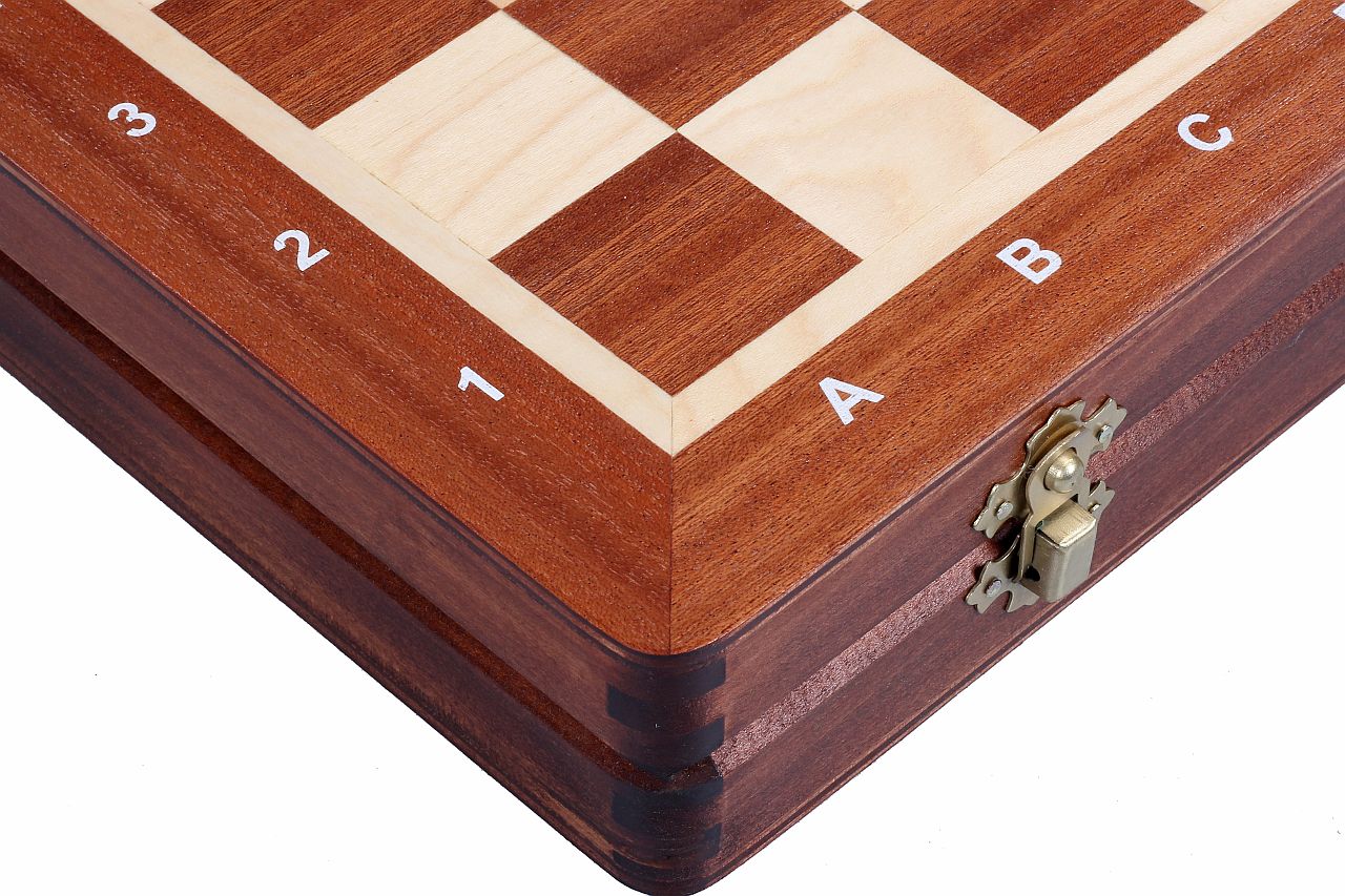Juego de ajedrez de madera Enroque 35 x 35 cm - Juego de ajedrez de madera Enroque 35 x 35 cm