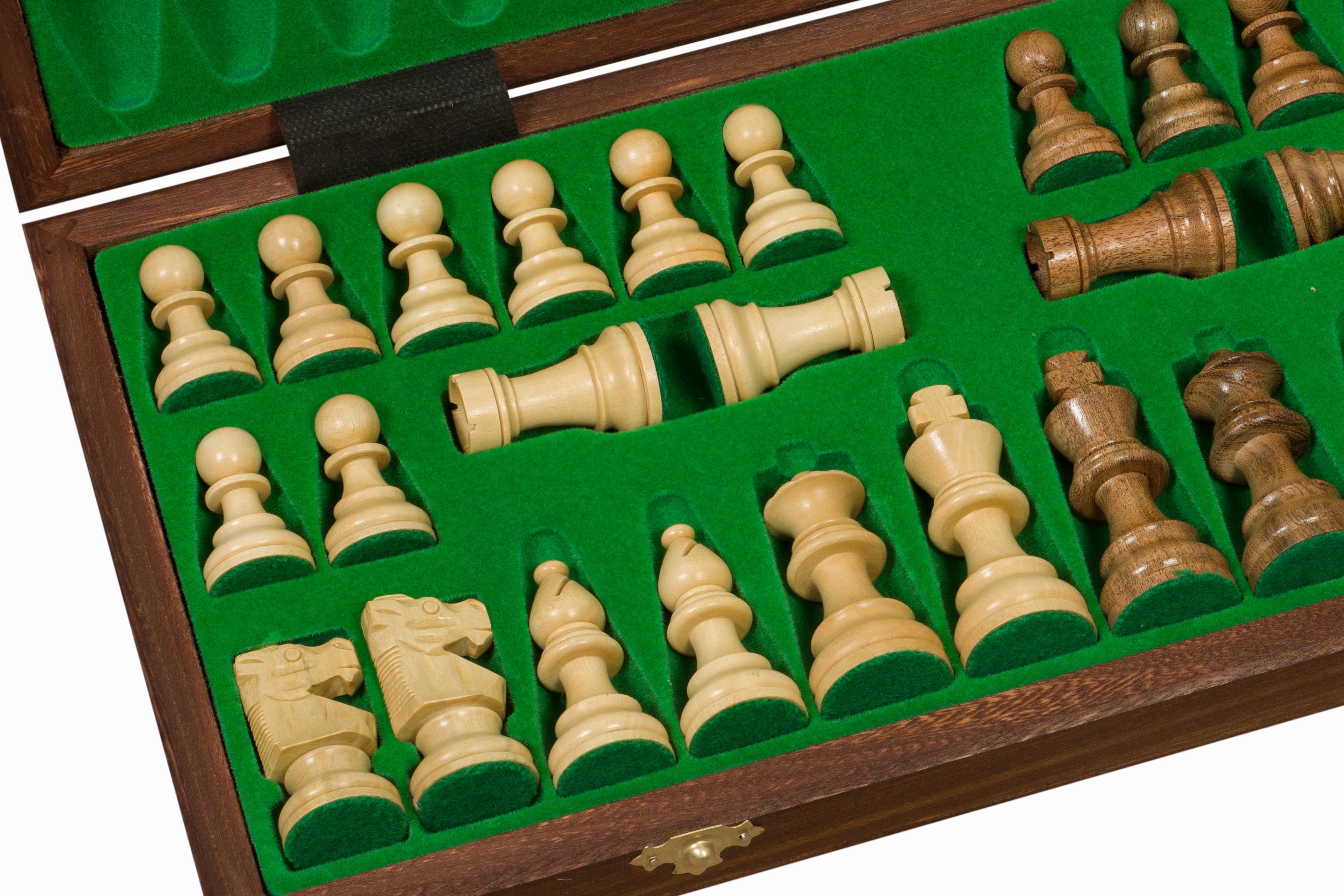 Scacchi da torneo Staunton Gold francese n. 4 (42x42 cm) - Scacchi da torneo Staunton Gold francese n. 4 (42x42 cm)