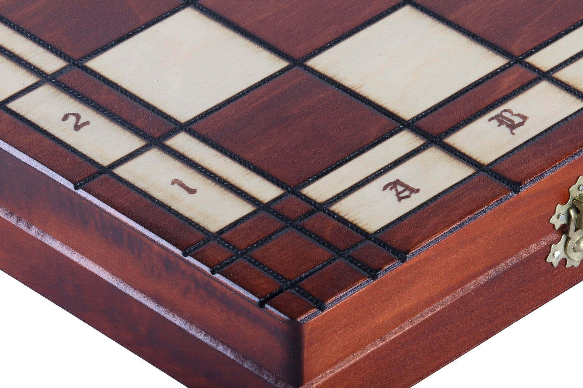 Jeu d'échecs DE TOURNOI No 8 en bois de charme, de grande taille (55 x 55cm) - Ensemble Complet - Jeu d'échecs DE TOURNOI No 8 en bois de charme, de grande taille (55 x 55cm) - Ensemble Complet