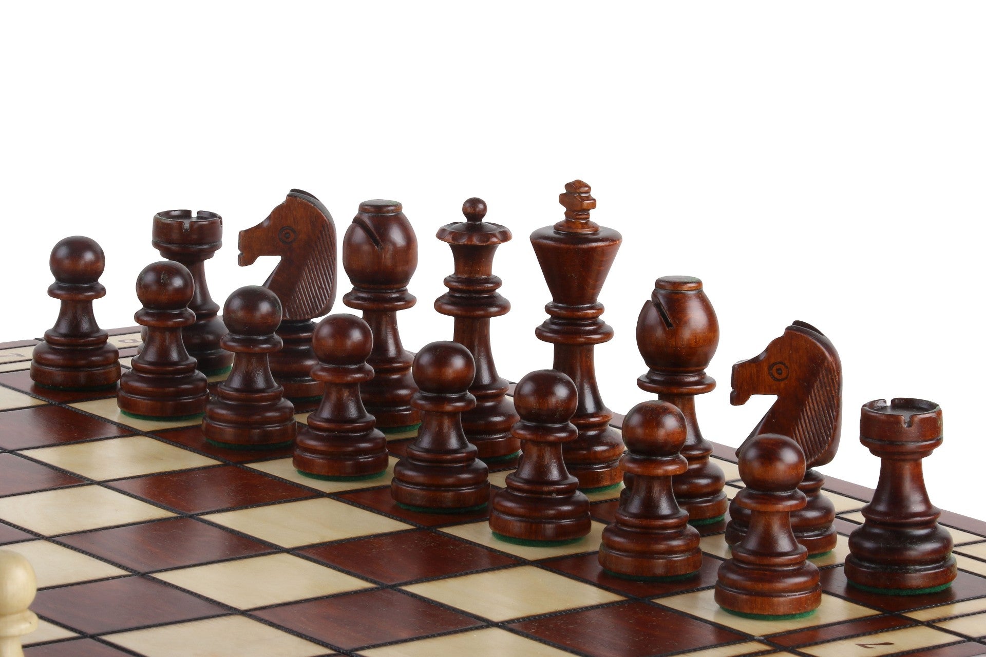 Jeu d'échecs DE TOURNOI No 8 en bois de charme, de grande taille (55 x 55cm) - Ensemble Complet - Jeu d'échecs DE TOURNOI No 8 en bois de charme, de grande taille (55 x 55cm) - Ensemble Complet