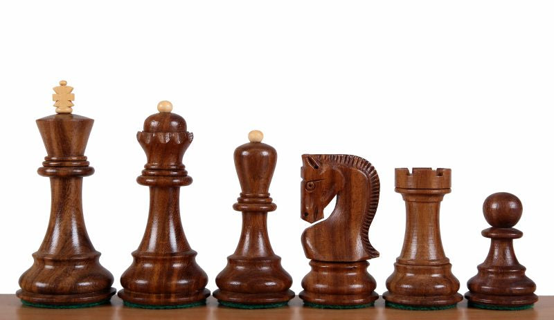 Zagreb Chess Figures Indian Acacia/Buckthorn 3.5 - Zagreb Chess Figures Indian Acacia/Buckthorn 3.5