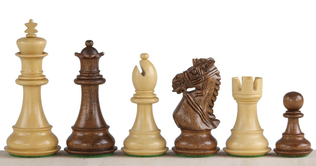 Kings Bridal Acacia/Boxwood 3,75'' chess pieces - Kings Bridal Acacia/Boxwood 3,75'' chess pieces