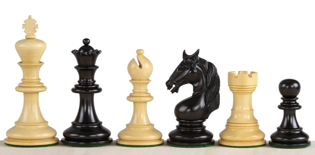 UNICORN EBONY 4,25" chess pieces - UNICORN EBONY 4,25" chess pieces