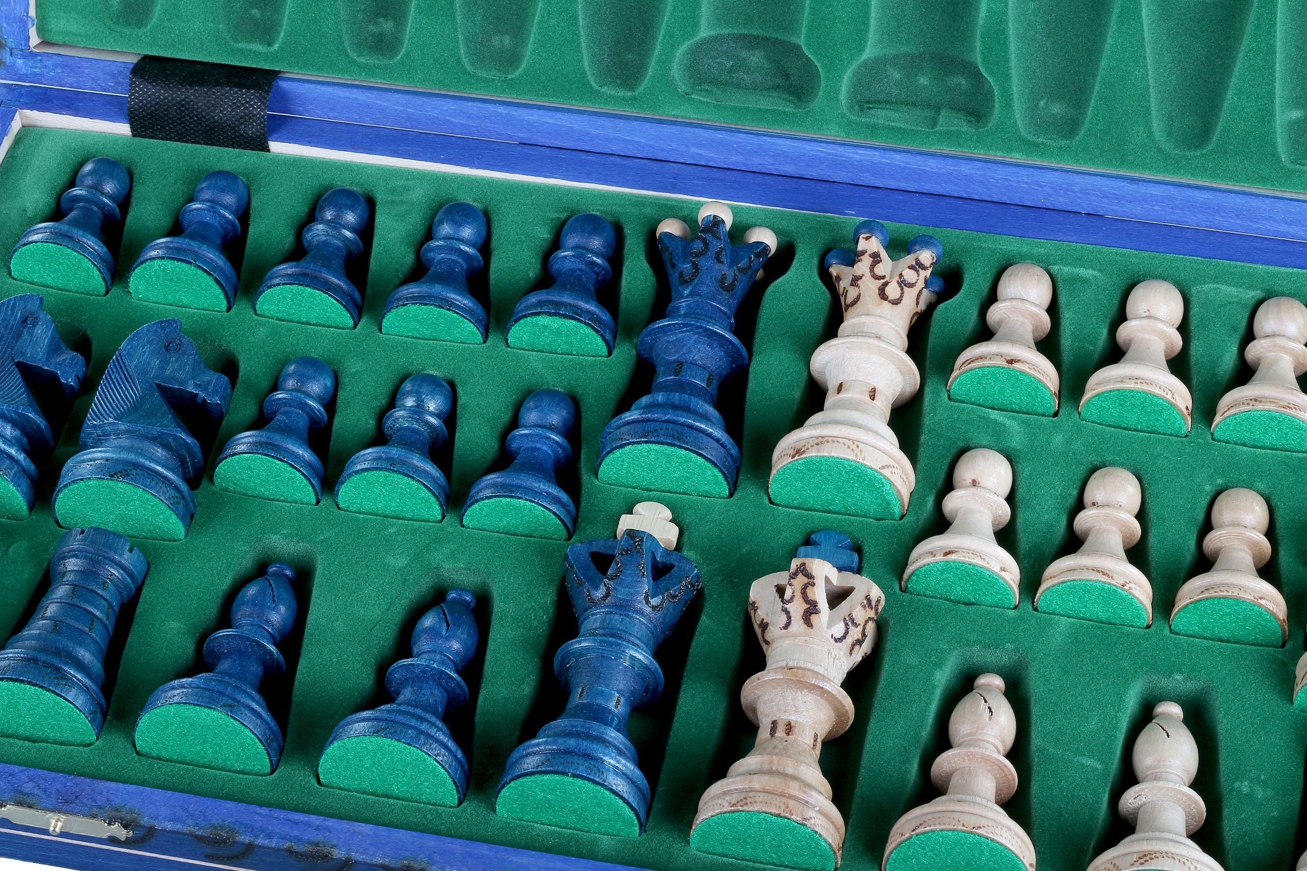 Massives Schach AMBASADOR BLUE (54cm) - Massives Schach AMBASADOR BLUE (54cm)