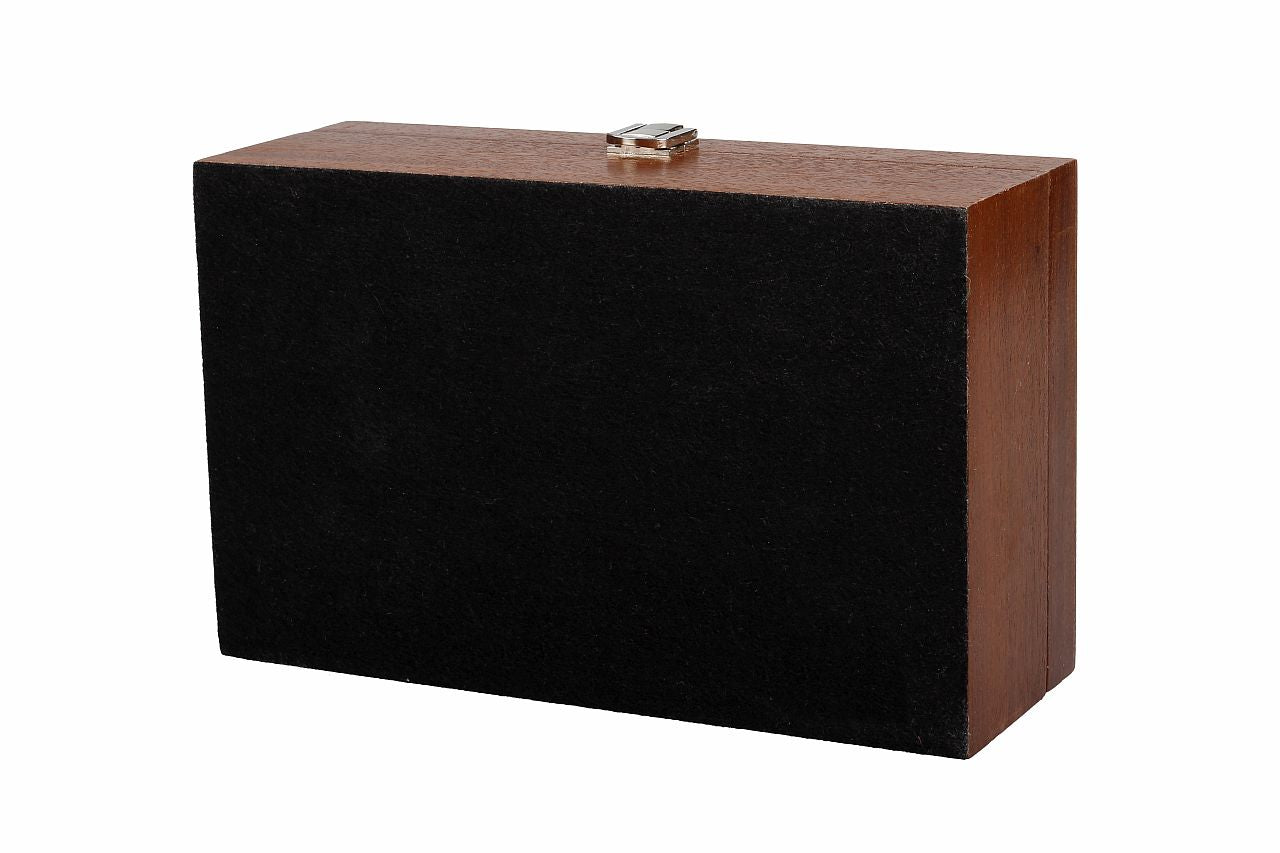 Boîte de rangement Luxe en bois de noyer pour pièces d'échecs de taille 3,75'' - Boîte de rangement Luxe en bois de noyer pour pièces d'échecs de taille 3,75''