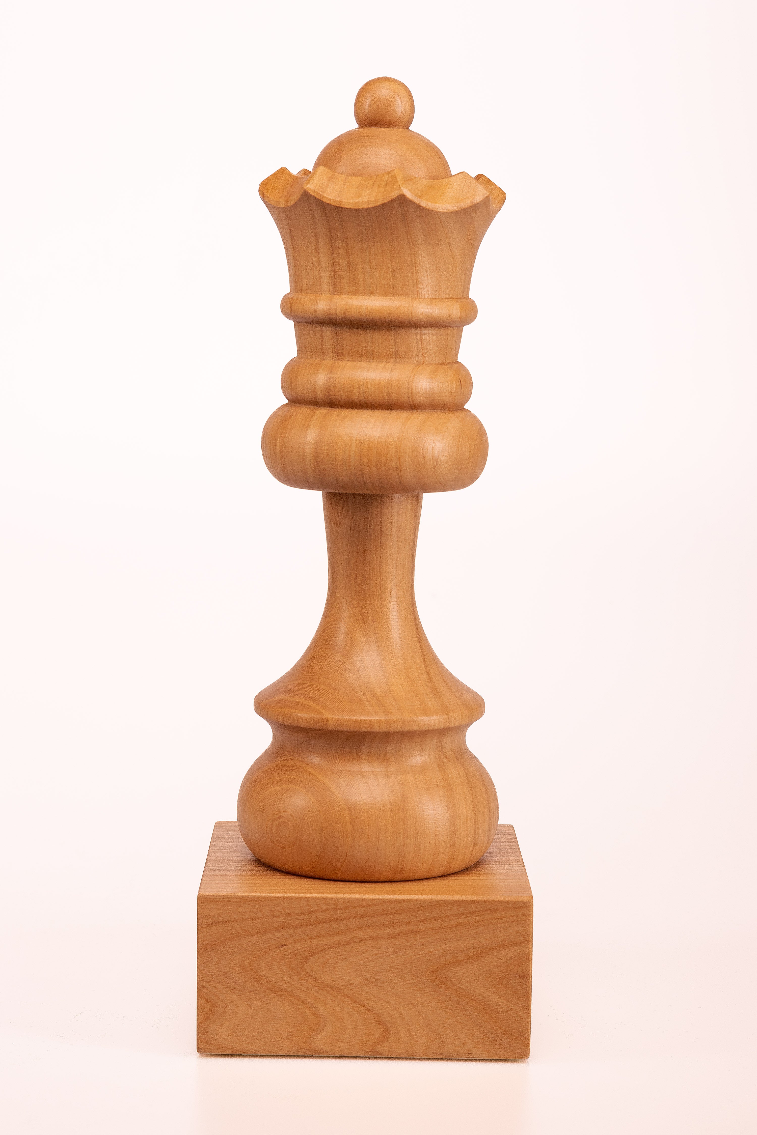 Coppa degli scacchi in legno - Regina Bianca - Coppa degli scacchi in legno - Regina Bianca