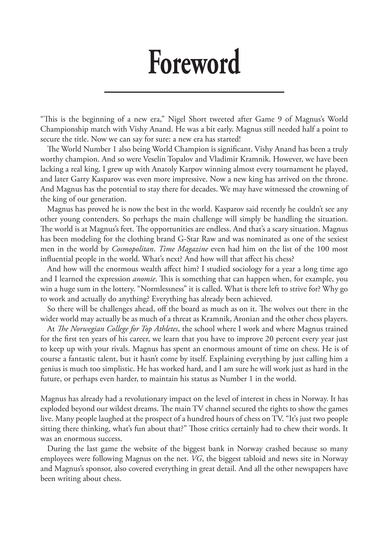 Carlsen's Assault on the Throne by Vassilios Kotronias & Sotiris Logothetis (twarda okładka) - Carlsen's Assault on the Throne by Vassilios Kotronias & Sotiris Logothetis (twarda okładka)