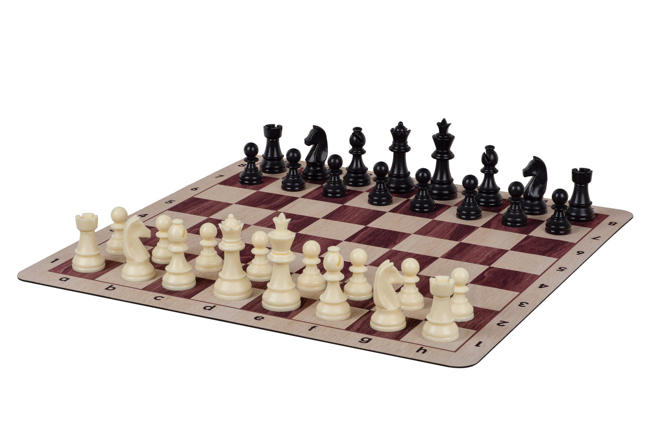 Roll-up chessboard No. 6 (51 cm), anti-slip base LIGHT - Roll-up chessboard No. 6 (51 cm), anti-slip base LIGHT