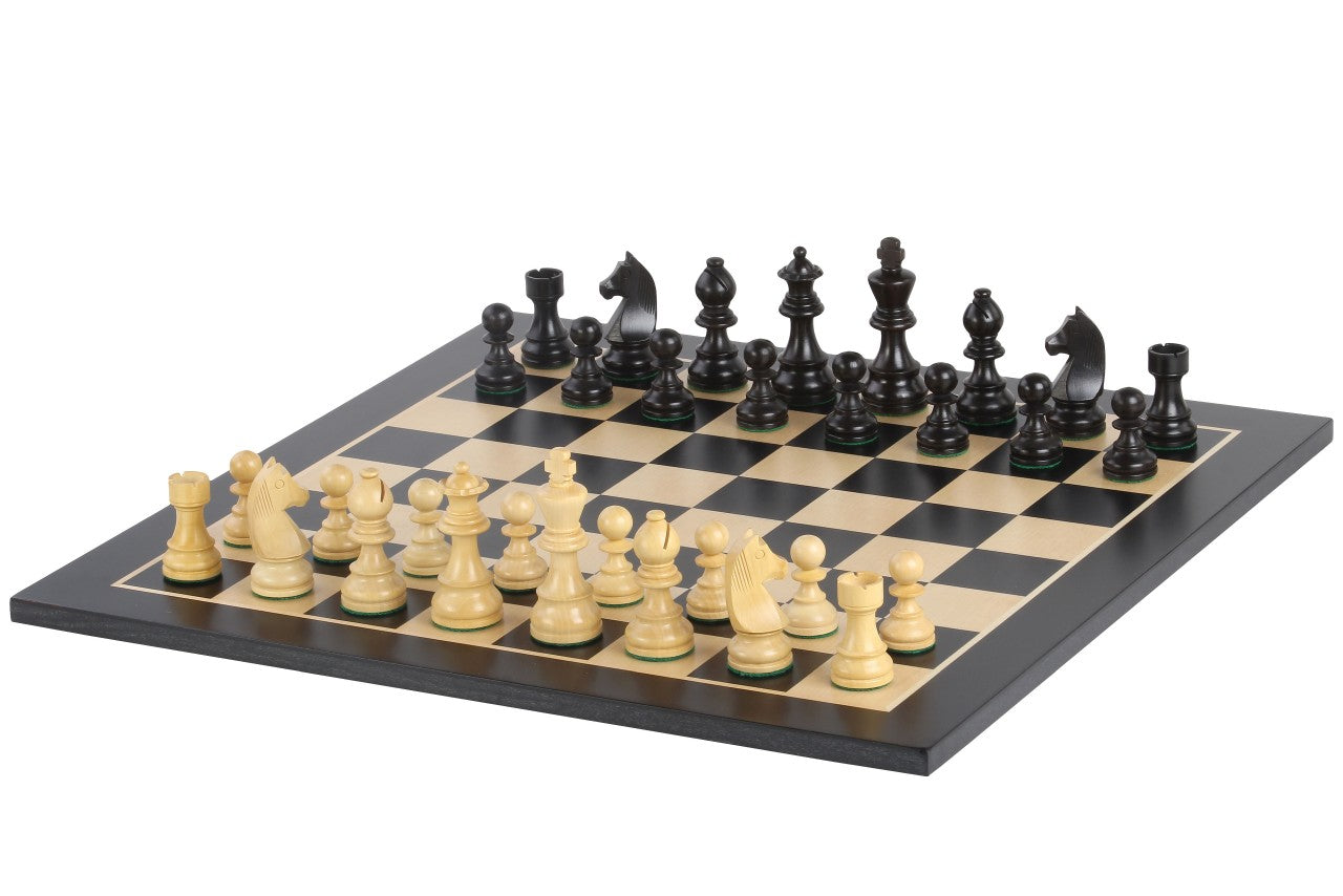 Zestaw szachowy Timeless - szachownica (pole 58mm), figury (król 96 mm) - b94ea64d6c346f34bd3ce9a1f2320825