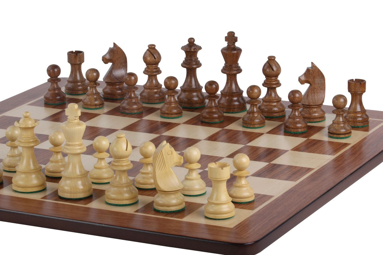 Tournament chess set No. 6 - 58mm board + German Knight 3.75" pieces - 7ffe422c23e93e593fb4132e0861cc1f