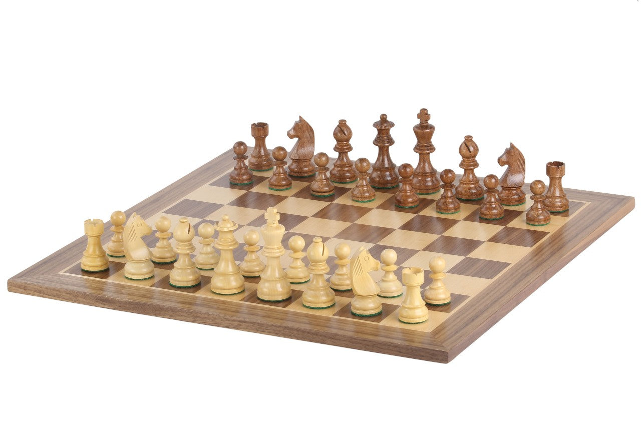 Tournament chess set No. 6 - 58mm board + German Knight 3.75" pieces - 9977ffd181d690f4a9fc967beb6636fc