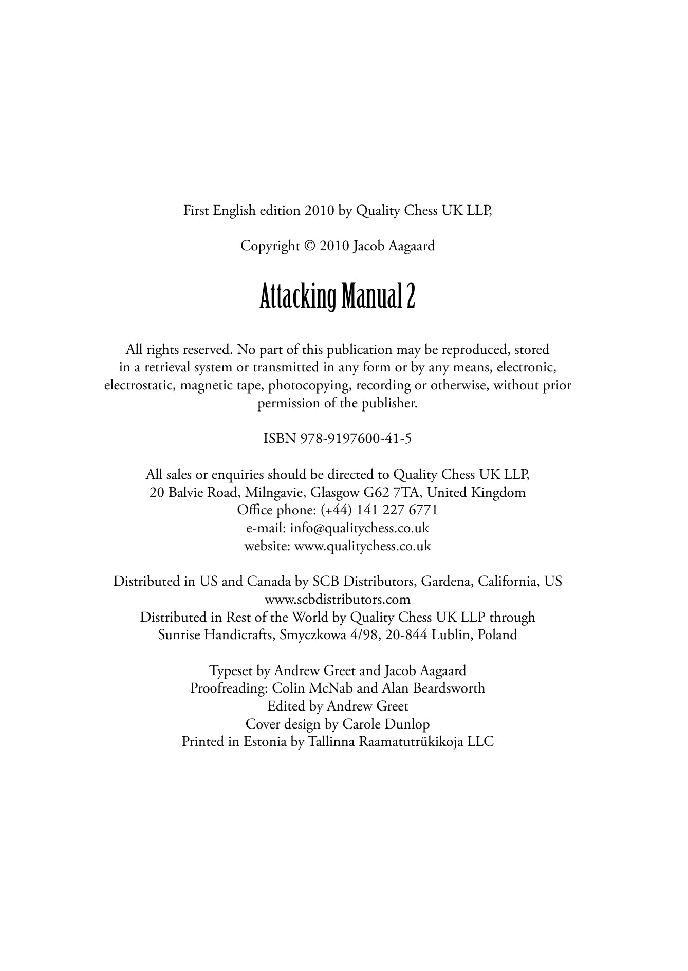 «Attacking Manual 2», de Jacob Aagaard (tapa dura) - «Attacking Manual 2», de Jacob Aagaard (tapa dura)