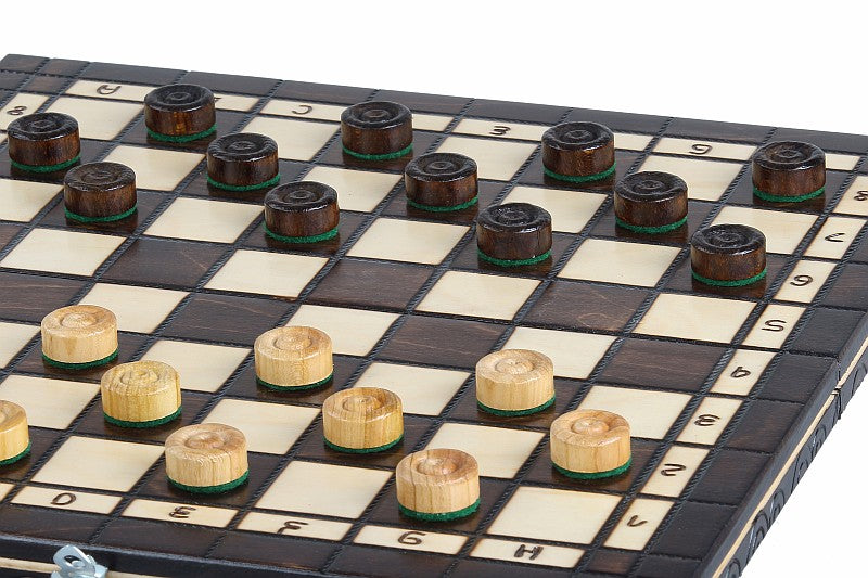 CHESS + SMALL CHECKERS (CHERRY) - CHESS + SMALL CHECKERS (CHERRY)