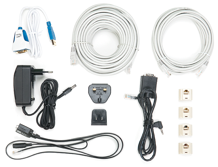 Zestaw kabli połączeniowych do pierwszej deski szachowej w systemie turniejowym (MINI USB, stary model) - Zestaw kabli połączeniowych do pierwszej deski szachowej w systemie turniejowym (MINI USB, stary model)