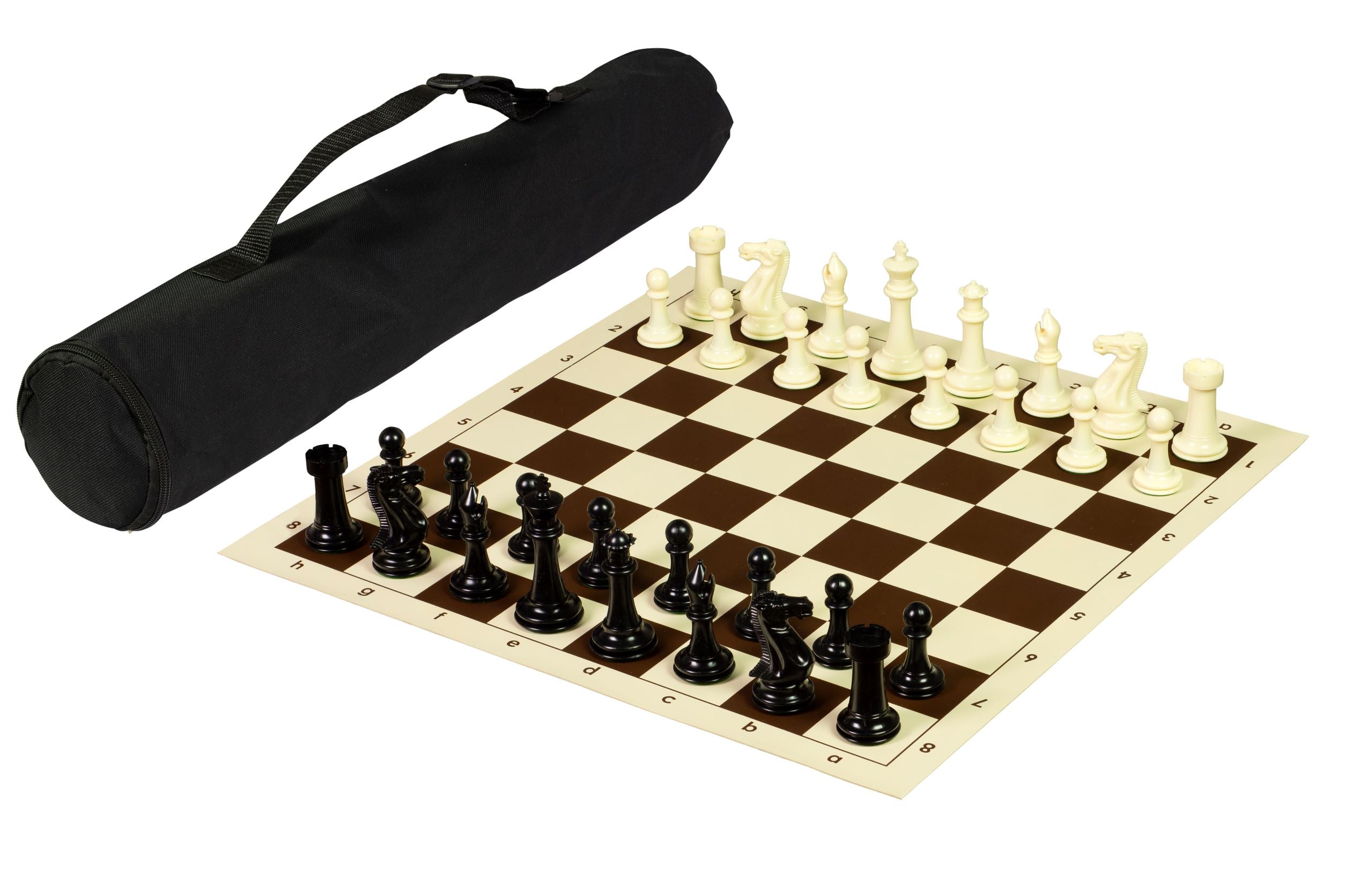 Zestaw szachowy Klubowy Supreme w torbie (figury + szachownica zwijana + torba) - Zestaw szachowy Klubowy Supreme w torbie (figury + szachownica zwijana + torba)