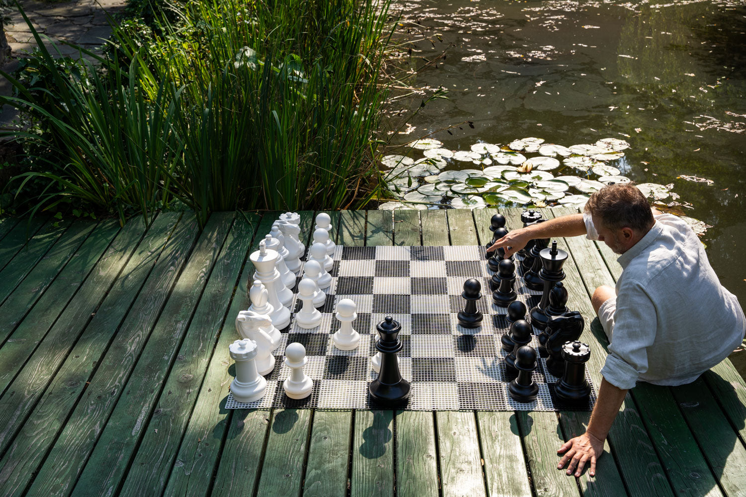 Ajedrez gigante para jardín: diversión al aire libre para toda la familia ♟️