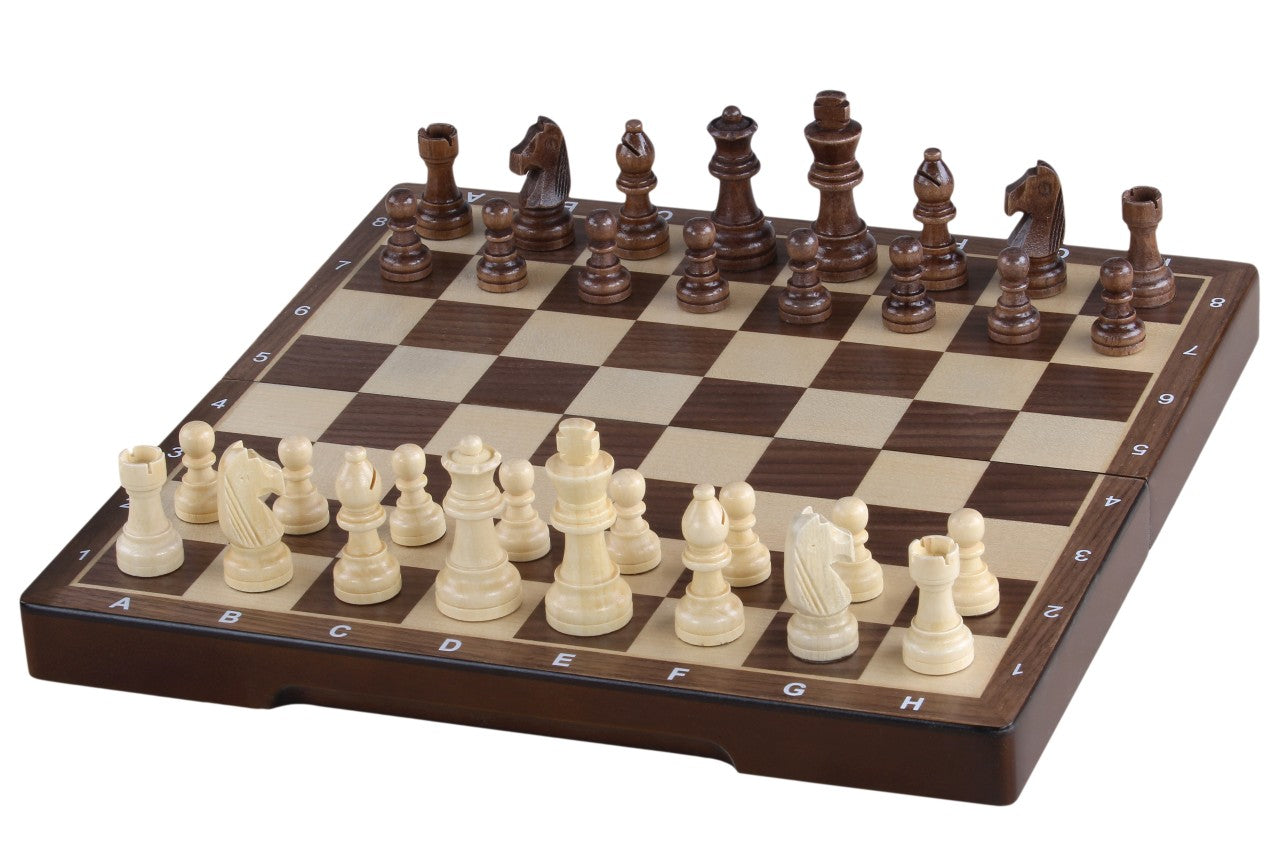 Magnetic Walnut 31cm insert WITH Notation - Magnetic Walnut 31cm insert WITH Notation