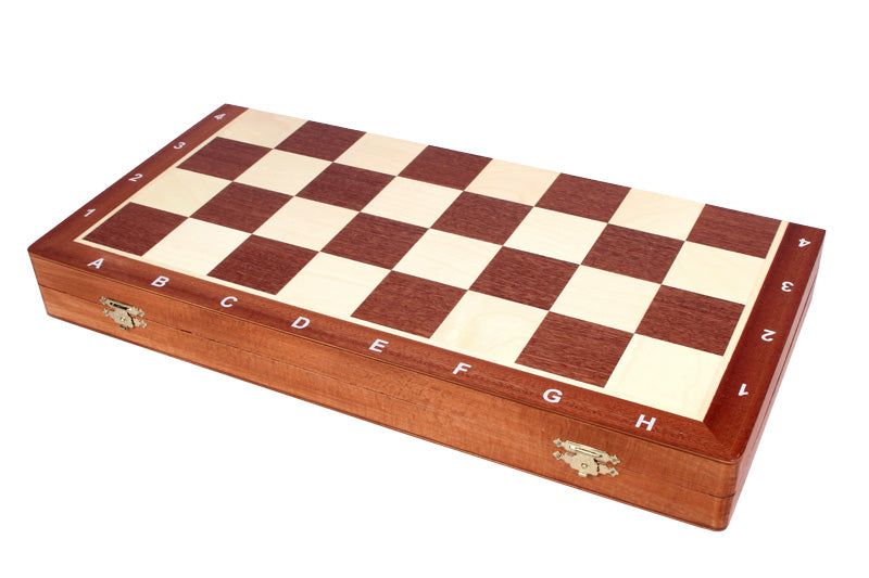 Juego de ajedrez de competición n.º 6 (54 x 54 cm) con incrustaciones - Juego de ajedrez de competición n.º 6 (54 x 54 cm) con incrustaciones
