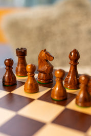 DGT modern wooden chess pieces for electronic boards