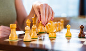 DGT modern wooden chess pieces for electronic boards