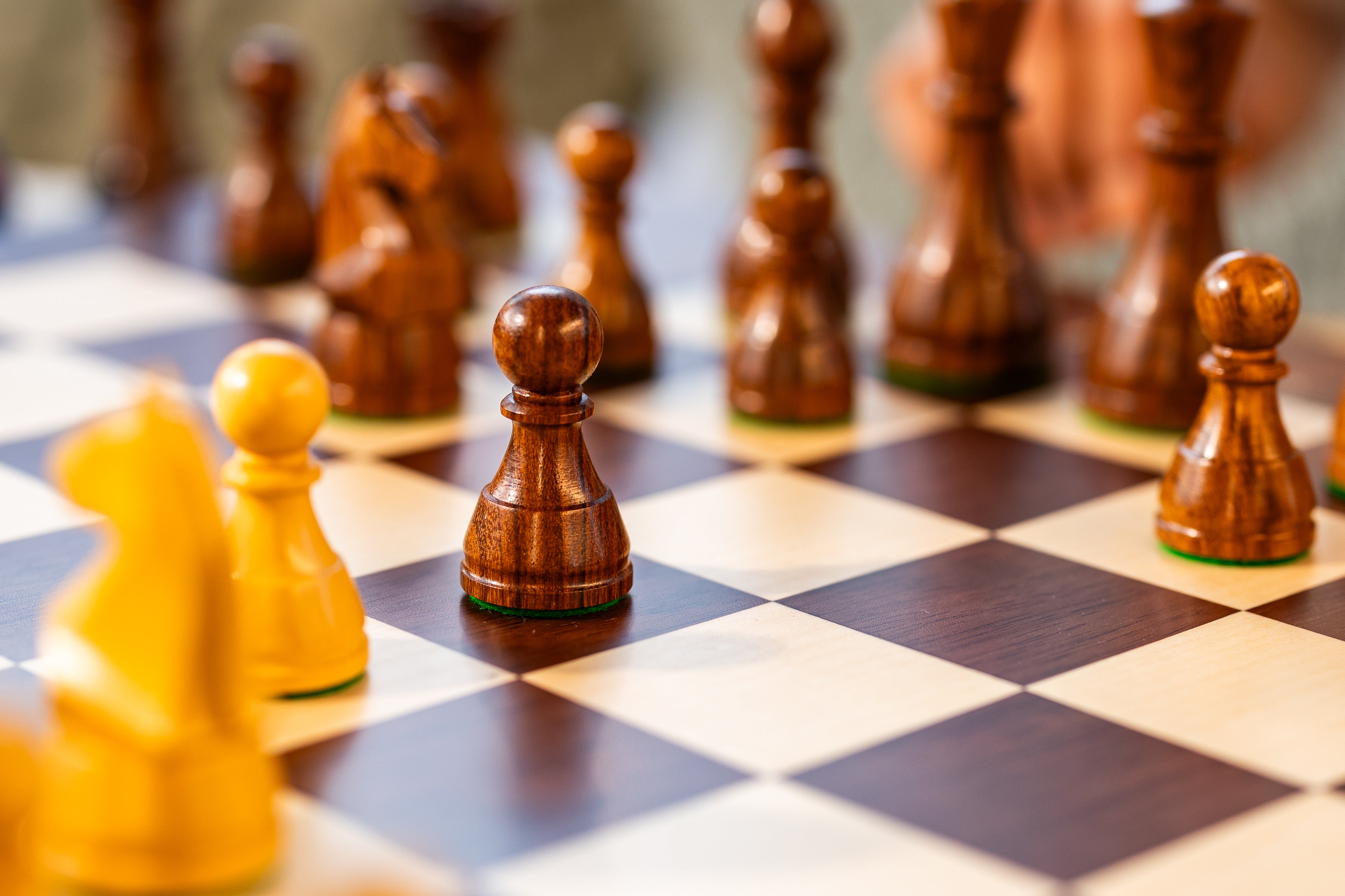DGT modern wooden chess pieces for electronic boards - DGT modern wooden chess pieces for electronic boards