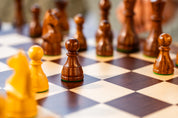 DGT modern wooden chess pieces for electronic boards