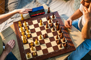 DGT modern wooden chess pieces for electronic boards