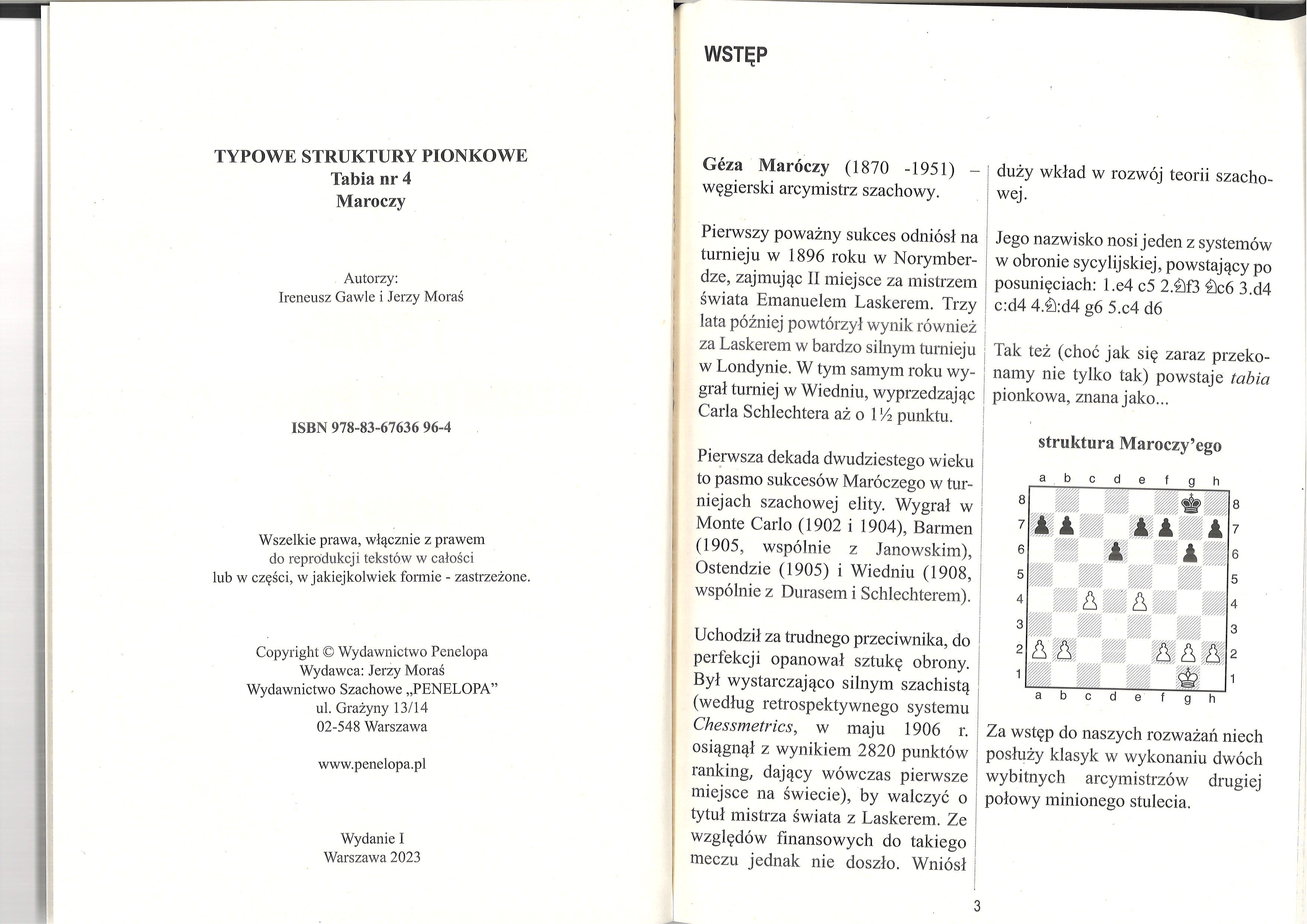 Estructuras típicas de peones. La estructura marroquí - I. Gawle, J. Moraś - Estructuras típicas de peones. La estructura marroquí - I. Gawle, J. Moraś