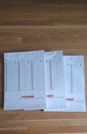 Bloki samokopiujące do zapisu partii - Scorebook (50 partii)