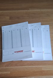 Bloki samokopiujące do zapisu partii - Scorebook (50 partii)