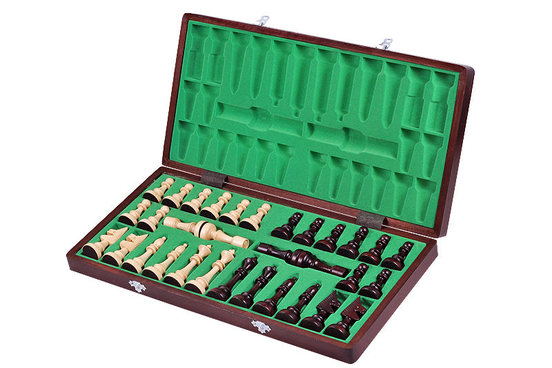 Juego de ajedrez de madera Ateneo 48 x 48 cm - Juego de ajedrez de madera Ateneo 48 x 48 cm
