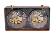 Reloj de plástico CLASSIC pequeño, marrón