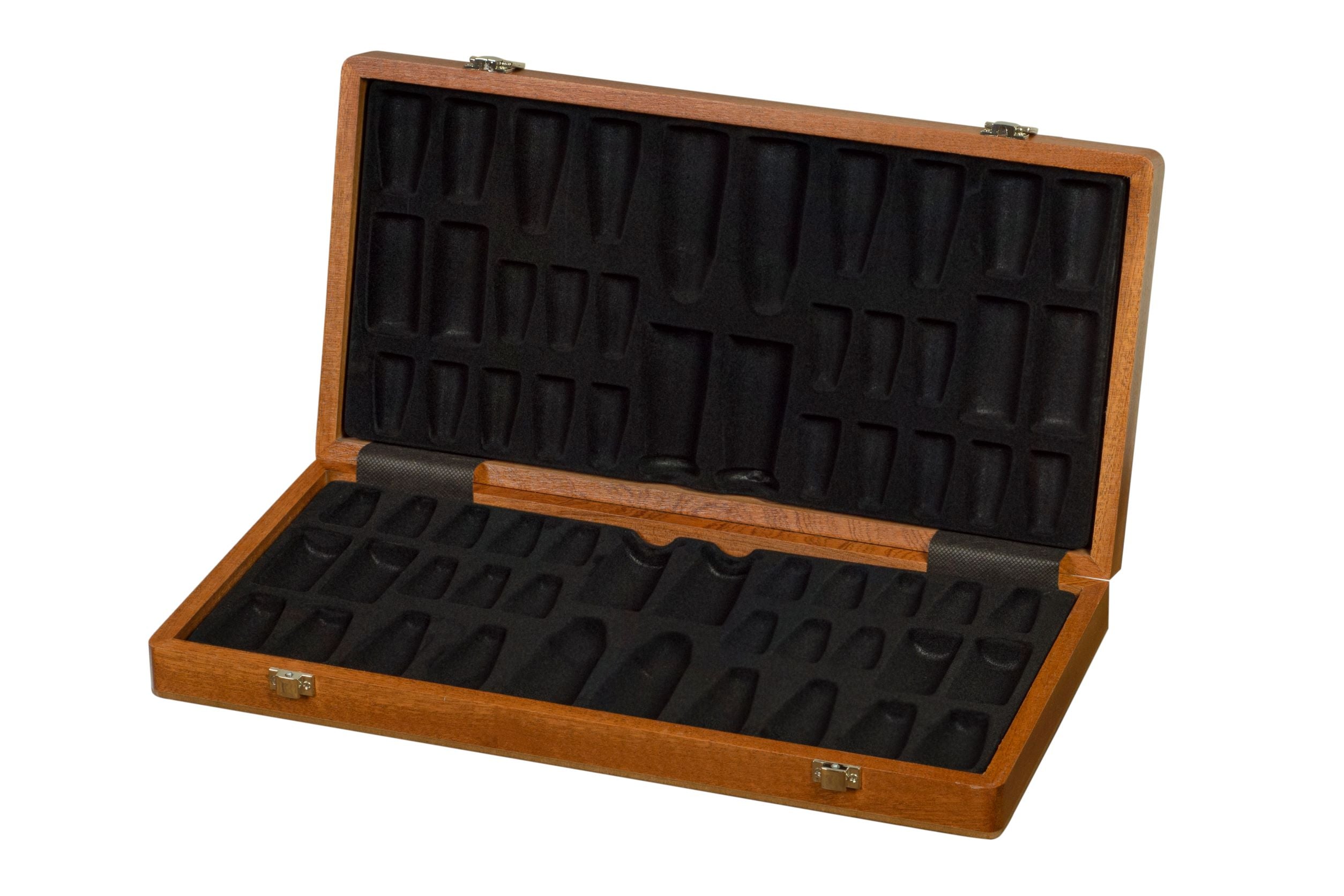 Inlaid chessboard case for chess pieces with king height up to 90-96 mm - Inlaid chessboard case for chess pieces with king height up to 90-96 mm